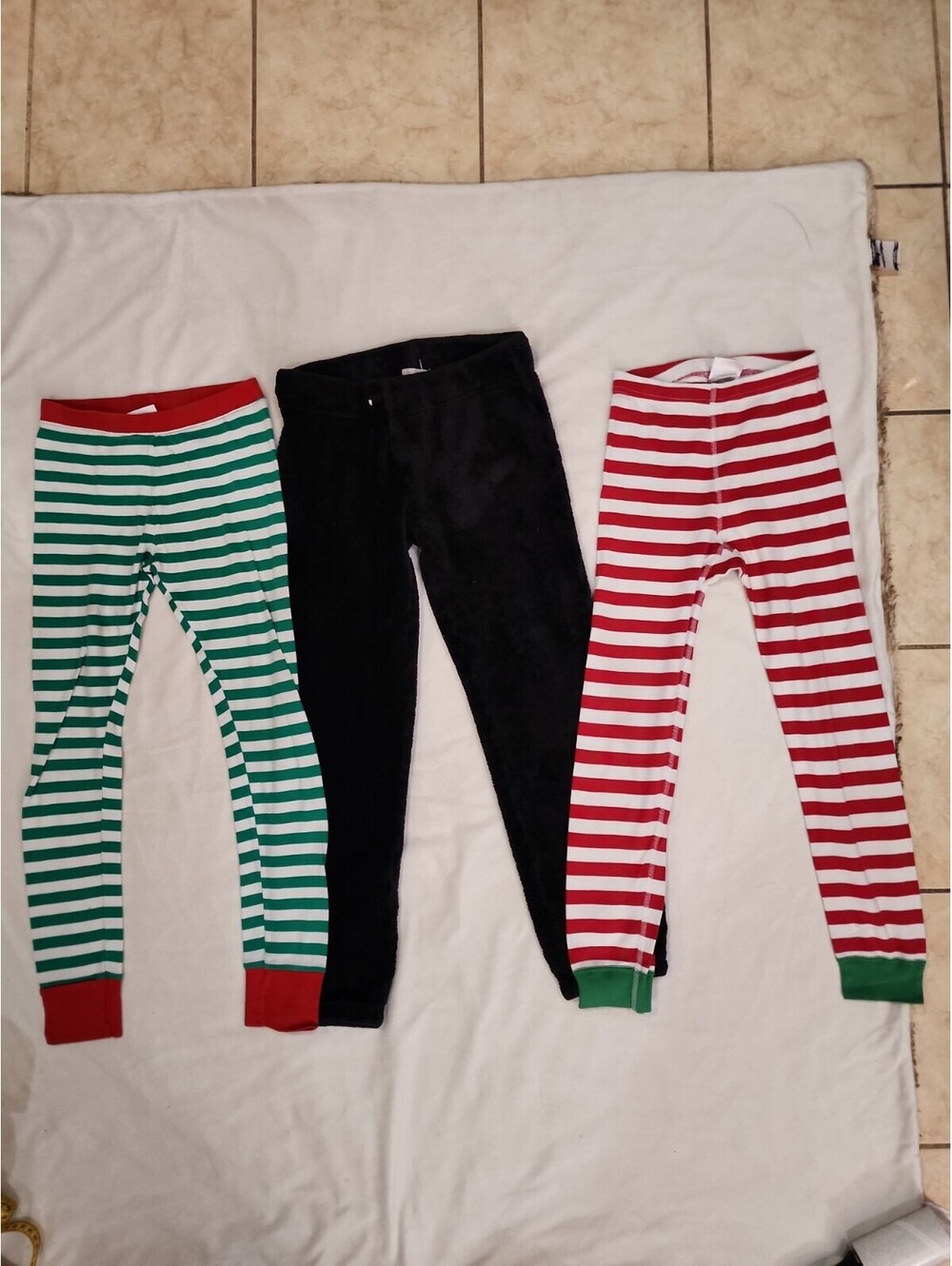 3 Mini Boden Christmas Pajama Size M 8/10 wondershop So Hanna Anderson Cotton
